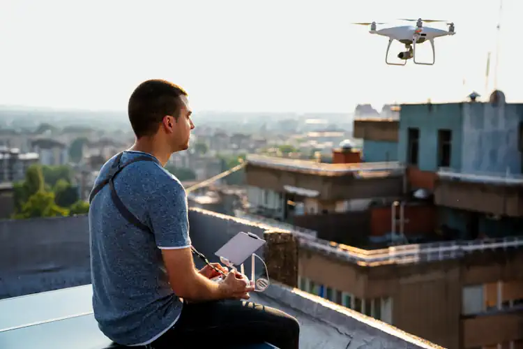 Drone Takes Off in Headless Mode