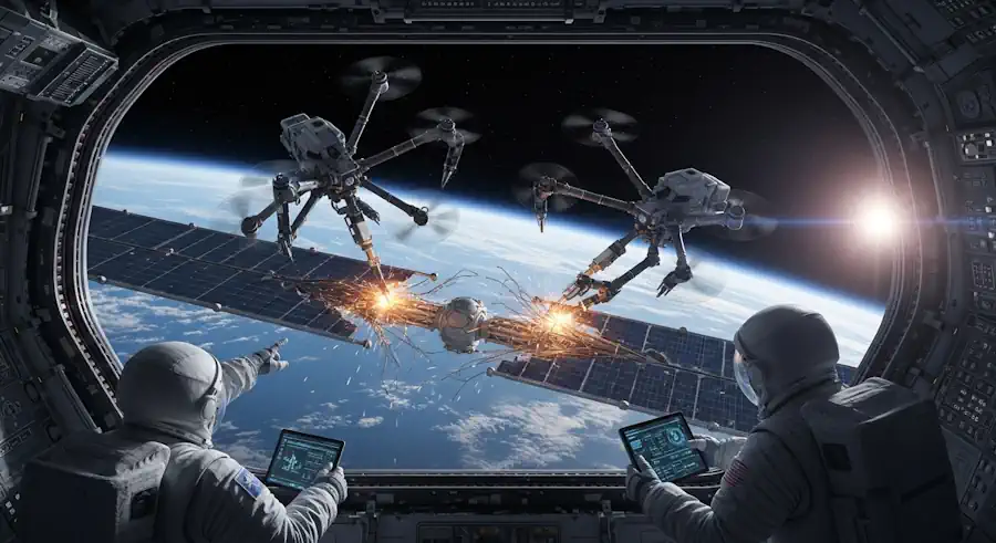 Drones in Outer Space